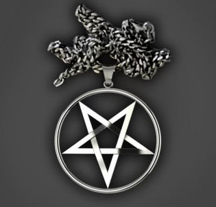 Sterling Sliver Pentagram Necklace